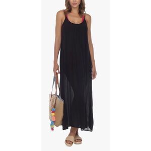 Raviya Womens Solid Maxi Cover-Up